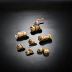Factory wholesale Rugged and durable Brass Compression Elbow Fittings